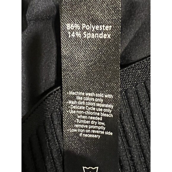 Apana Pull On Athletic Ankle Length Cargo Joggers Pants Black Stretchy Large - Picture 6 of 6